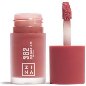 3ina MAKEUP - The No-Rules Cream 362 - Zacht Roze Vloeibare Blush Matte - Blush voor Gevoelige Ogen Lippen & Wangen met Zoete Amandelolie - Cream Blush voor een Natuurlijke Afwerking - Veganistisch -