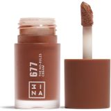 3INA The No-Rules Cream multifunctionele make-up voor ogen, lippen en gezicht Tint 677 - Medium, neutral brown 8 ml