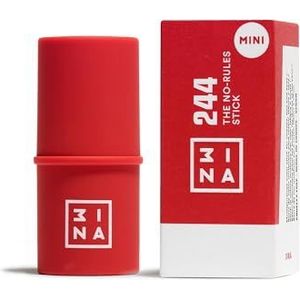 3INA - The No-Rules Stick 244 - Blush Stick - Rood - Veganistisch - Reisformaat