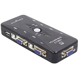 SATYCON Accessoires PC en laptop merk model KVM USB/VGA 4 stuks