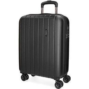 Movon Wood koffer, Handbagage-koffer, Wit en Grijs - 5319161