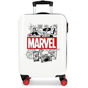 Kofferset, wit, 55 centimeters, Marvel