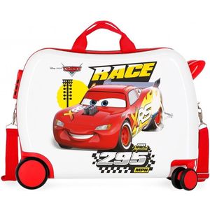 Disney Ride-onkoffer Cars 34 Liter Wit/rood