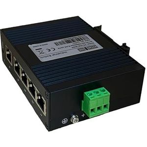 Camtronics FR IDS1605R, industriële switch, 5 poorten, Gigabit
