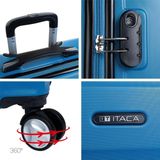 ITACA - Bagage Cabine 55x35x25 - Stijlvolle Valise Cabine 55x40x20, Valise, Valise Grande Taille, Valises T71650, Blauw
