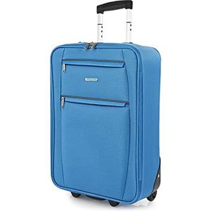 ITACA - Vliegtuigkoffer - Stevige handbagage - Kleine halfharde koffer - Handbagage - Ultralichte koffer - Cabine bagage van EVA-materiaal T71950, Blauwe jeans, Handbagage