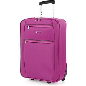 ITACA - Vliegtuigkoffer - Stevige handbagage - Kleine halfharde koffer - Handbagage - Ultralichte koffer - Cabine bagage van EVA-materiaal T71950, Fuchsia, Handbagage