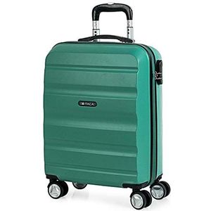 ITACA - Vliegtuigcabinekoffer – handbagage – kleine harde koffer met 4 wielen – ultralichte koffer met cijferslot – robuuste handbagage T71650, Acquamarijn, Acquamarijn, Handbagage