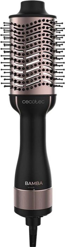 Cecotec Bamba CeramicCare Unique Volumising Air Brush. Puissance de 1200 W, 2 en 1 : sèche-cheveux et styler, revêtement céramique, 2 vitesses et 3 températures, fonction Cool Air
