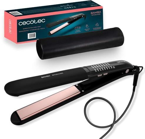 Cecotec - Bamba RitualCare 1200 - Stijltang - Titanium - 60 W - Touch-selector