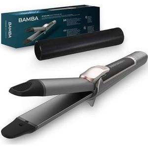 Cecotec Bamba RitualCare 1000 Titanium 2in1 stijltang met titanium coating, ultrasnelle verwarming, aanraakselector, temperatuur tussen 140 en 220 graden