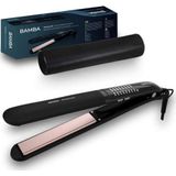 Cecotec Fer à lisser Bamba RitualCare 1100 Titanium Ion Touch, en titane, sélecteur tactile, avec véritable ion, chauffage ultra-rapide, température de 160 et 230 degrés, contrôle et précision