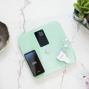 Cecotec - Precision 10400 - Badkamerweegschaal - Groen - Bio-impedantiemeting - 15 Parameters