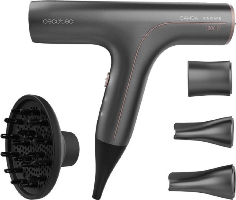 Cecotec - IoniCare 6000 RockStar Soft Pro - Föhn - Zwart - Digitale Motor