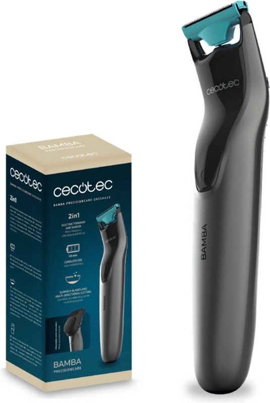 Cecotec - Bamba PrecisionCare Oneshave - Haarknipper - Draadloos - Roestvrij Staal