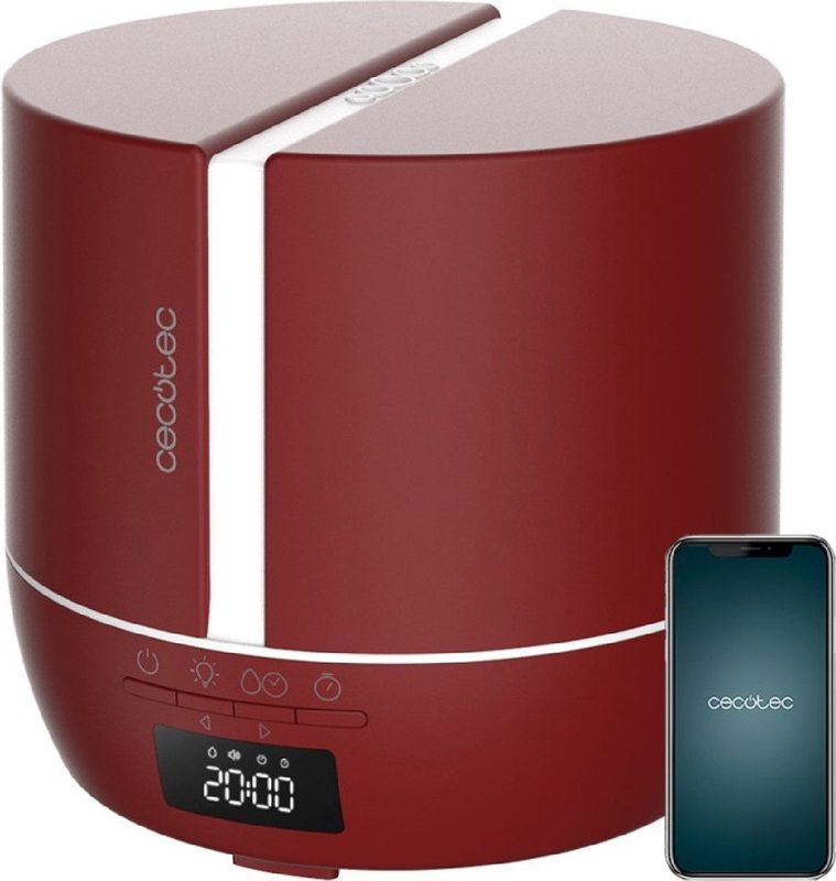 Cecotec - PureAroma 550 Connected - Aromaverstuiver - Garnet - 500 ml - Bluetooth