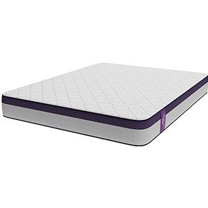 Cecotec ViscoSense Flow PureVital 3900 traagschuim matras, 80 x 190 cm, meerlaags, hoogte 25 cm, hoge sterkte, FoamVital-kern, dubbelzijdig dubbelzijdig systeem voor winter en zomer