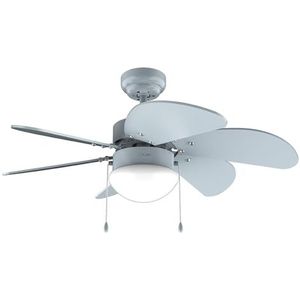 Cecotec Plafondventilator met licht EnergySilence Aero 3600 Vision Full Sky – 50 W, diameter 91 cm, lamp niet inbegrepen, 3 snelheden, 6 bladen, zomer-/wintermodus, elegant design