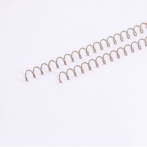 Craftelier - Set van 2 spiralen voor het binden van albums, notitieboeken of agenda's | Ideaal voor scrapbooking en knutselprojecten | Ø 1,27 cm (0,5 inch) | lengte 30,5 cm (12"") - Rose Gold