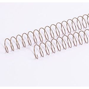 Craftelier - Set van 2 spiralen voor het binden van albums, schriften of dagboeken | Ideaal voor scrapbooking en knutselprojecten | Ø 2,54 cm (1"") | Lengte 30,5 cm (12"") - Roze goud