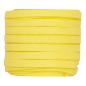 Craftelier - Zachte en flexibele suède band voor het decoreren van scrapbooking-projecten en andere knutselwerken | Lengte ca. 4,9 m en breedte ca. 5 mm - geel