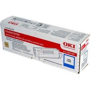 OKI - 43872307 - Toner - Cyaan - Origineel - Geschikt voor Laserprinters