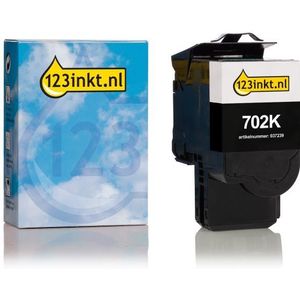 Lexmark 702K (70C20K0) toner zwart (123inkt huismerk)