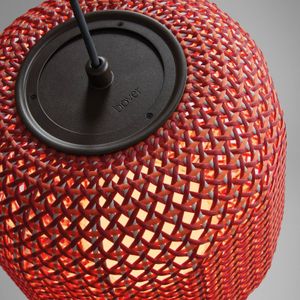 Bover Nans S/21 LED buiten hanglamp, rood