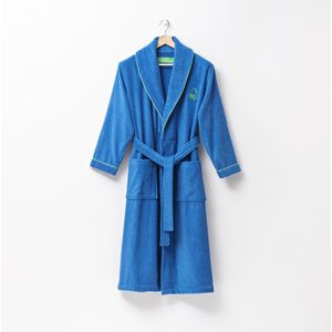 Badjas - Katoen - Blauw - 360GSM - OEKO-TEX Certificering