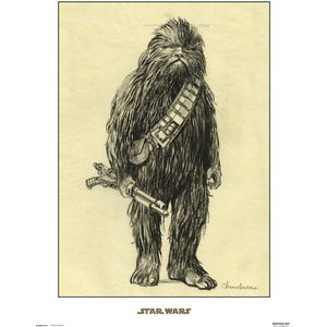 Grupo Erik Art Print, Chewbacca, 30 x 40 cm