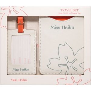 Grupo Erik - Reisset collectie Miss Haaiku - Set bescherming voor paspoort en bagagelabel | paspoorthouder, kofferlabel