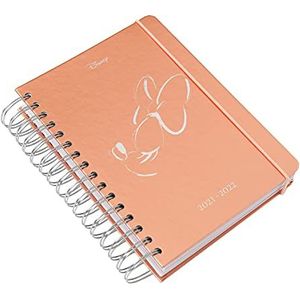 Kokonote® A5 Agenda 2021 2022 Disney Minnie - Dagagenda 12 Maanden 2021 2022 - 1 dag per pagina - Pocket