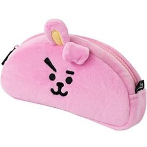 Grupo Erik - Etui BT21 pluche Cooky 20 x 10 x 5 cm - Officieel gelicentieerd product | etui voor kinderen, universiteit of middelbare school - schoolbenodigdheden, schoolmateriaal, Koekje., Modieus