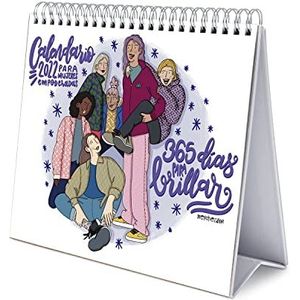 Erik® Kalender 2022 365 Dias Para Brillar - Bureaukalender 12 Maanden