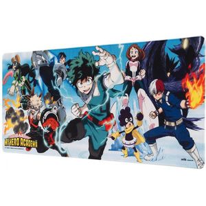 Grupo Erik - Muismat XXL My Hero Academia - bureauonderlegger 80 x 35 cm, officieel gelicentieerd product | bureauonderlegger anime-muismat, gamer muismat