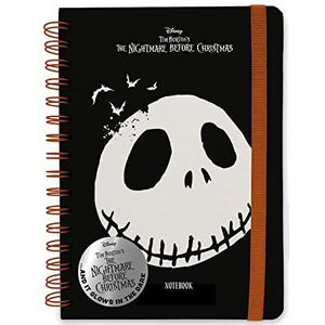 Official The Nightmare Before Christmas A5 Notebook - It´s Glow In The Dark - Bullet Journal - Notebooks A5 - Notepads A5 - A5 Notepad - Dotted Bullet Journal - Nightmare Before Christmas Gifts
