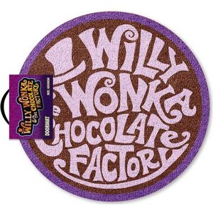 Grupo Erik Deurmat Willy Wonka The Chocolate Factory - Deurmat voor de entree - Antislipmat van natuurlijke kokosvezels - 50 x 50 cm
