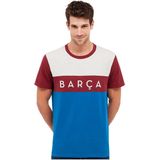 BarÇa - Color Block T-shirt - Blauw - Katoen