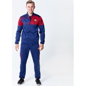 FC Barcelona - Trainingspak - Blauwe en Granaatrode Kleuren - 100% Polyester