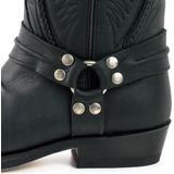 Mayura - Boots - Westernlaars - Zwart - Leer - Elastische Sluiting