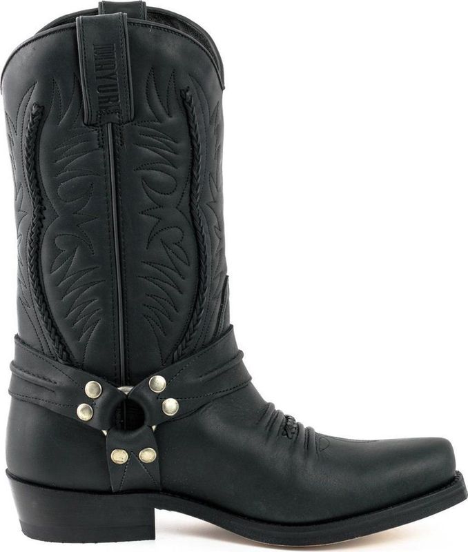 Mayura - Boots - Westernlaars - Zwart - Leer - Elastische Sluiting