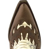 Mayura - Boots 12U - Cowboy Western Enkellaars - Bruin/Natural - Waxed Leather