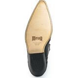Mayura Boots Zwart Dames Heren Cowboy Western Laarzen Spitse N Schuine Hak Waxed Leer