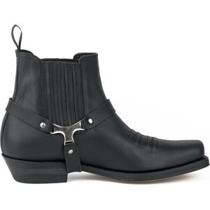 Mayura Boots MB024 Schwarz Bikerboots Rahmengenähte Bikerstiefelette