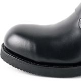 Mayura Boots 01 Zwart Biker Western Heren Laarzen Vierkante N Platte Hak Vast Sierspoor