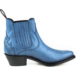 Mayura - 2487 - Cowboylaarzen - Blauw - Echt Leer - Western Fashion
