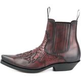 Mayura Boots Cowboy laarzen rock-2500-vacuno / rojo-negro