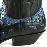 Mayura Boots Cowboy laarzen 1935-0106-crazy old negro/ azul-