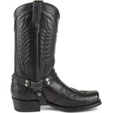 Tamaris 1-25705-Black Leather-western laars-city western tamaris