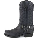 Tamaris 1-25705-Black Leather-western laars-city western tamaris